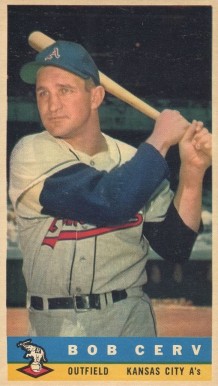 1959 Bazooka Hand Cut Bob Cerv # Baseball Card