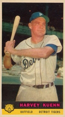 1959 Bazooka Hand Cut Harvey Kuenn # Baseball Card