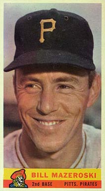 1959 Bazooka Hand Cut Bill Mazeroski # Baseball Card