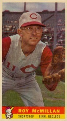 1959 Bazooka Hand Cut Roy McMillan # Baseball Card