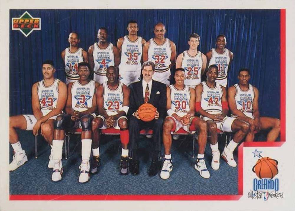 1991 Upper Deck International  East All-Stars #1 Basketball Card