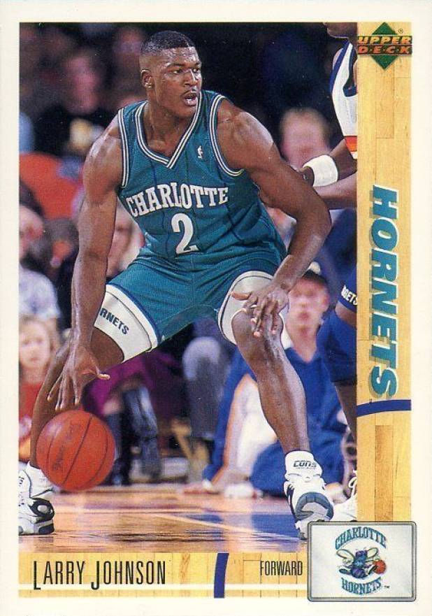 1991 Upper Deck International  Larry Johnson #36 Basketball Card