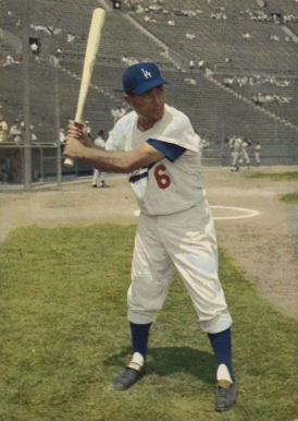 1959 Morrell Meat Dodgers Carl Furillo #2 Baseball Card
