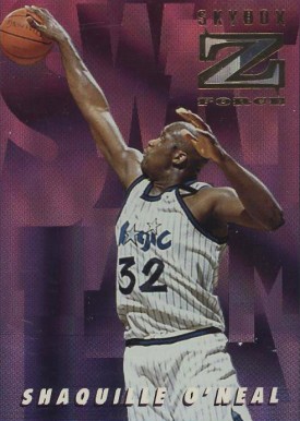 1996 Skybox Z-Force Swat Team Shaquille O'Neal #ST6 Basketball Card