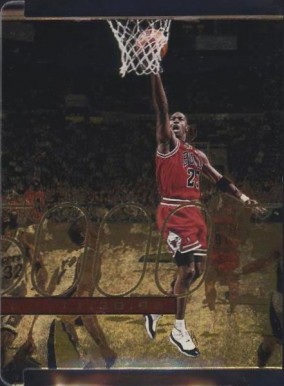1996 SP Inside Info Gold 25K Michael Jordan #17 Basketball Card