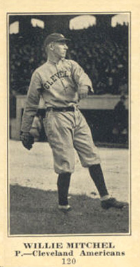 1916 Sporting News & Blank Willie Mitchell #120 Baseball Card