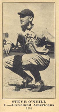 1916 Sporting News & Blank Steve O'Neill #134 Baseball Card
