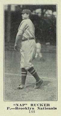 1916 Sporting News & Blank Nap Rucker #148 Baseball Card
