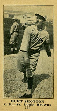 1916 Sporting News & Blank Burt Shotton #165 Baseball Card