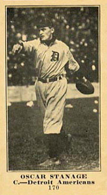 1916 Sporting News & Blank Oscar Stanage #170 Baseball Card
