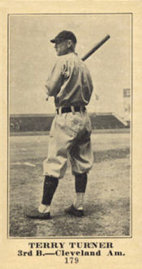1916 Sporting News & Blank Terry Turner #179 Baseball Card