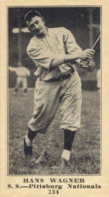 1916 Sporting News & Blank Hans Wagner #184 Baseball Card