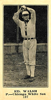 1916 Sporting News & Blank Ed. Walsh #187 Baseball Card