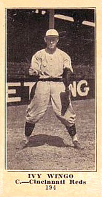 1916 Sporting News & Blank Ivy Wingo #194 Baseball Card