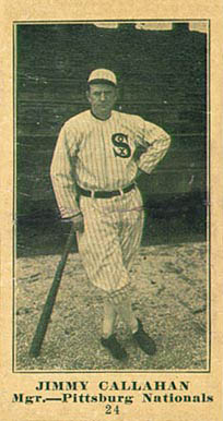 1916 Sporting News & Blank Jimmy Callahan #24 Baseball Card