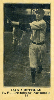 1916 Sporting News & Blank Dan Costello #39 Baseball Card