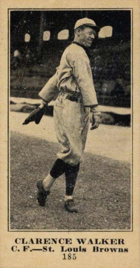 1916 Sporting News & Blank Clarence Walker #185 Baseball Card