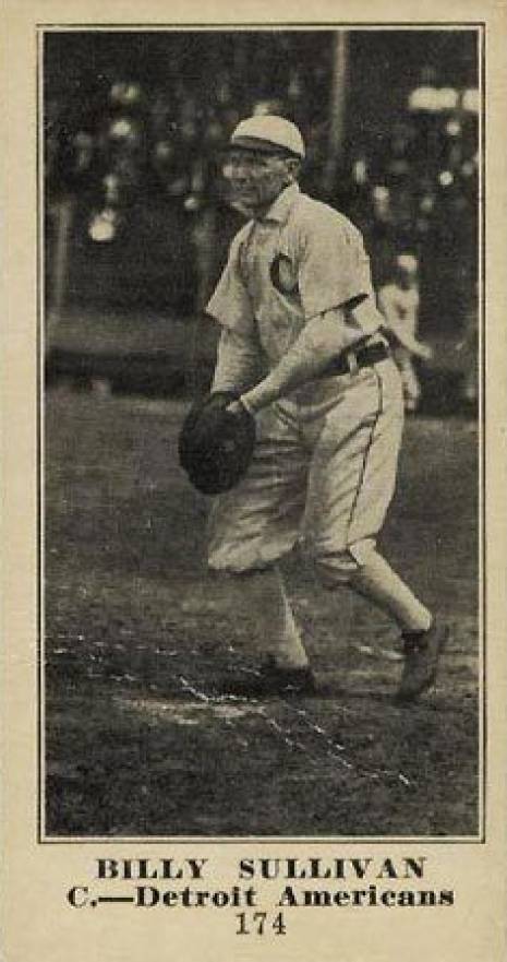 1916 Sporting News & Blank Billy Sullivan #174 Baseball Card
