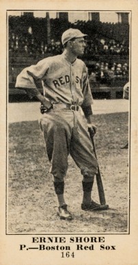 1916 Sporting News & Blank Ernie Shore #164 Baseball Card
