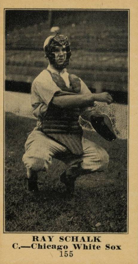 1916 Sporting News & Blank Ray Schalk #155 Baseball Card