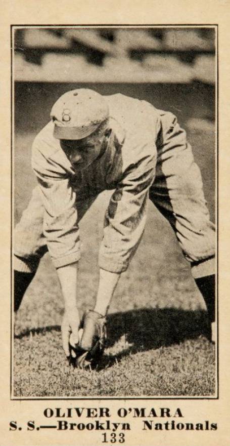 1916 Sporting News & Blank Oliver O'Mara #133 Baseball Card
