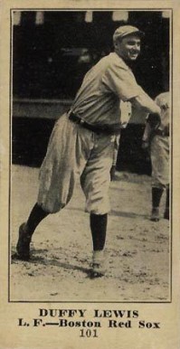 1916 Sporting News & Blank Duffy Lewis #101 Baseball Card