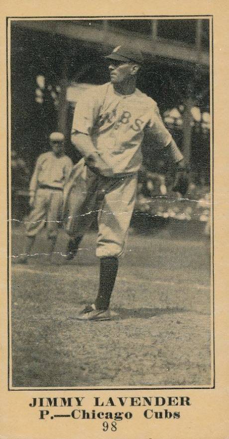 1916 Sporting News & Blank Jimmy Lavender #98 Baseball Card