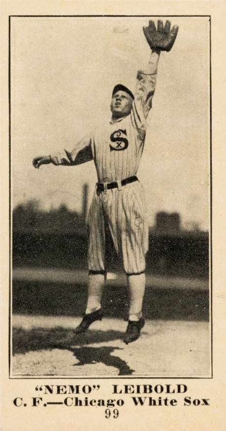 1916 Sporting News & Blank Nemo Leibold #99 Baseball Card