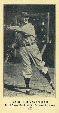 1916 Sporting News & Blank Sam Crawford #42 Baseball Card