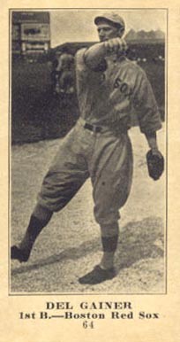 1916 Sporting News & Blank Del Gainer #64 Baseball Card