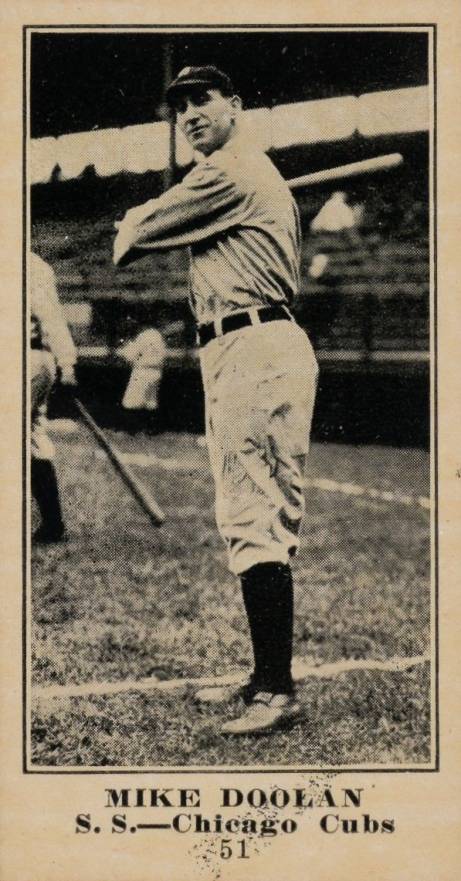 1916 Sporting News & Blank Mike Doolan #51 Baseball Card