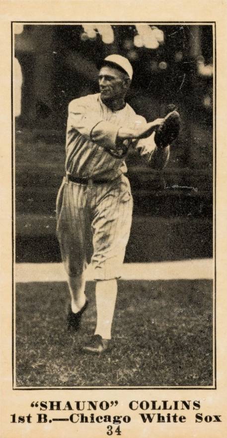 1916 Sporting News & Blank Shauno Collins #34 Baseball Card