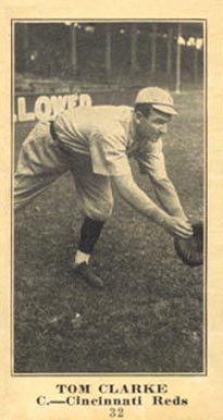 1916 Sporting News & Blank Tom Clarke #32 Baseball Card