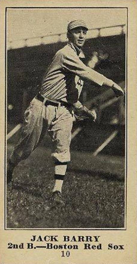 1916 Sporting News & Blank Jack Barry #10 Baseball Card
