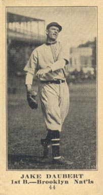 1916 Sporting News & Blank Jake Daubert #44 Baseball Card