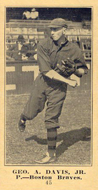 1916 Sporting News & Blank Geo. A. Davis, Jr. #45 Baseball Card