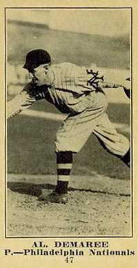 1916 Sporting News & Blank Al Demaree #47 Baseball Card