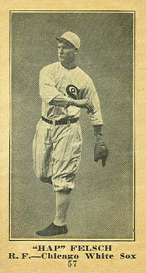 1916 Sporting News & Blank Hap Felsch #57 Baseball Card