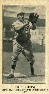1916 Sporting News & Blank Gus Getz #67 Baseball Card