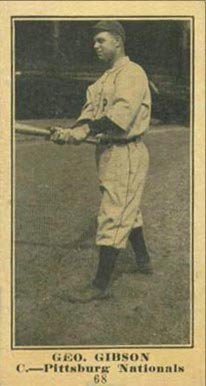 1916 Sporting News & Blank Geo. Gibson #68 Baseball Card