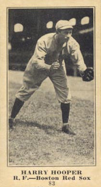1916 Sporting News & Blank Harry Hooper #83 Baseball Card