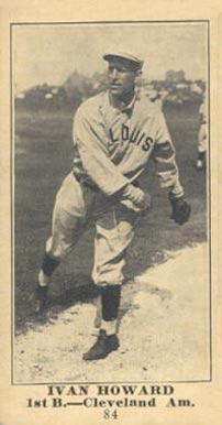 1916 Sporting News & Blank Ivan Howard #84 Baseball Card