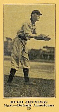 1916 Sporting News & Blank Hugh Jennings #89 Baseball Card