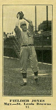 1916 Sporting News & Blank Fielder Jones #91 Baseball Card
