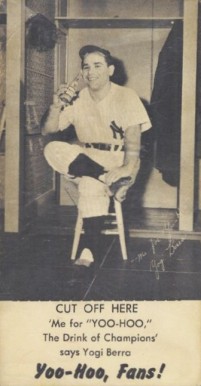 1959 Yoo Hoo Yogi Berra # Baseball Card