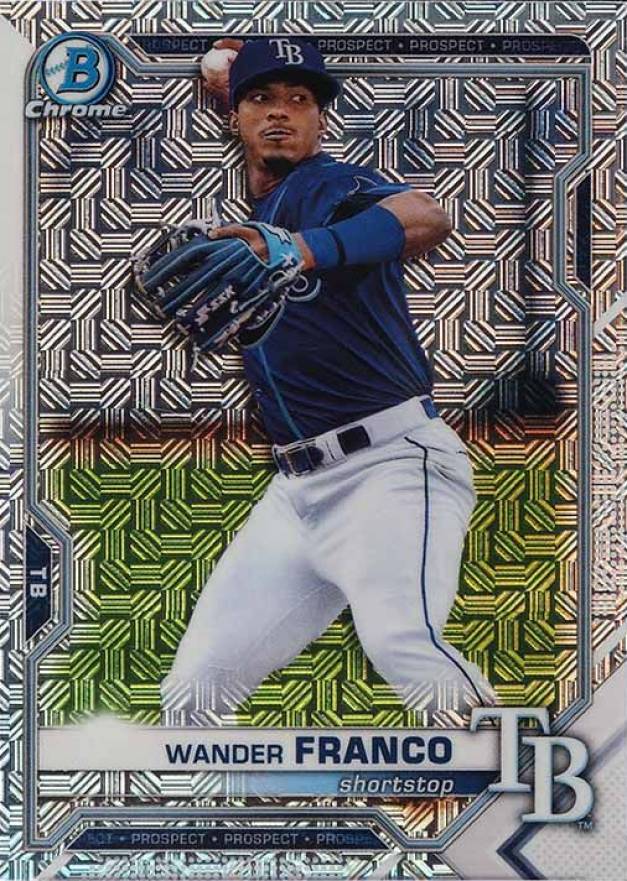 2021 Bowman Chrome Mega Box Wander Franco #240 Baseball Card