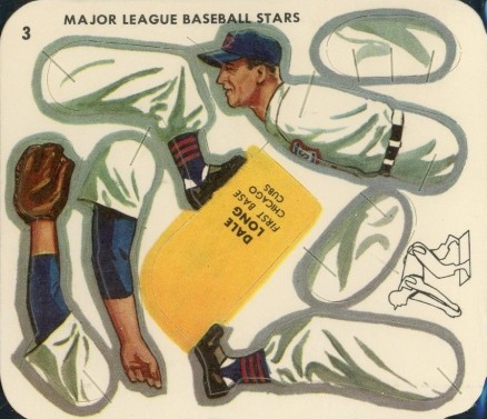 1957 Swift Meats Dale Long #3 Baseball Card