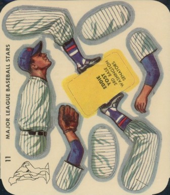 1957 Swift Meats Eddie Yost #11 Baseball Card