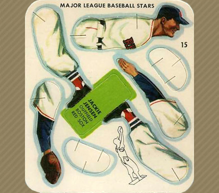 1957 Swift Meats Jackie Jensen #15 Baseball Card