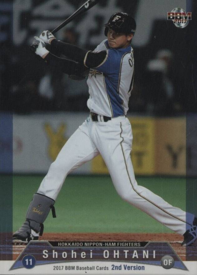 2017 BBM 2nd Version Shohei Ohtani #388 Baseball Card